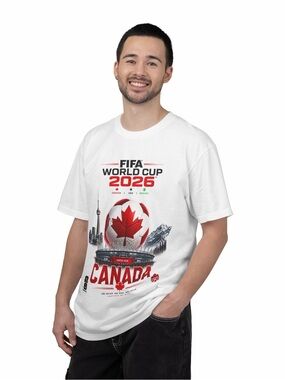 Comfort Colors White Graphic Canada FIFA World Cup 2026 Tee